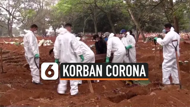VIDEO: Tak Ada Waktu Berdoa, 12 Jam 62 Pemakaman Korban Corona