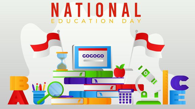 Ilustrasi Hari Pendidikan Nasional