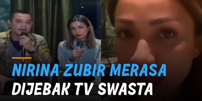 VIDEO: Nirina Zubir Kecewa, Merasa Dijebak Acara Talkshow TV Swasta