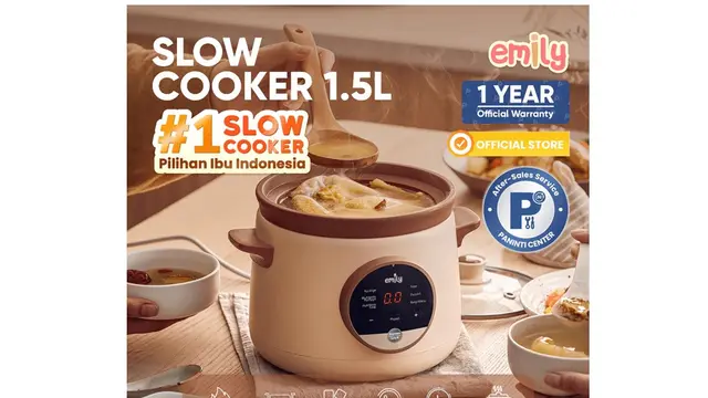 Bear Electric Appliance – Emily Slow Cooker Claypot 1.5 L