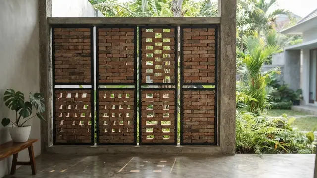 Inspirasi Dinding Bata Berongga untuk Ventilasi Rumah Minimalis