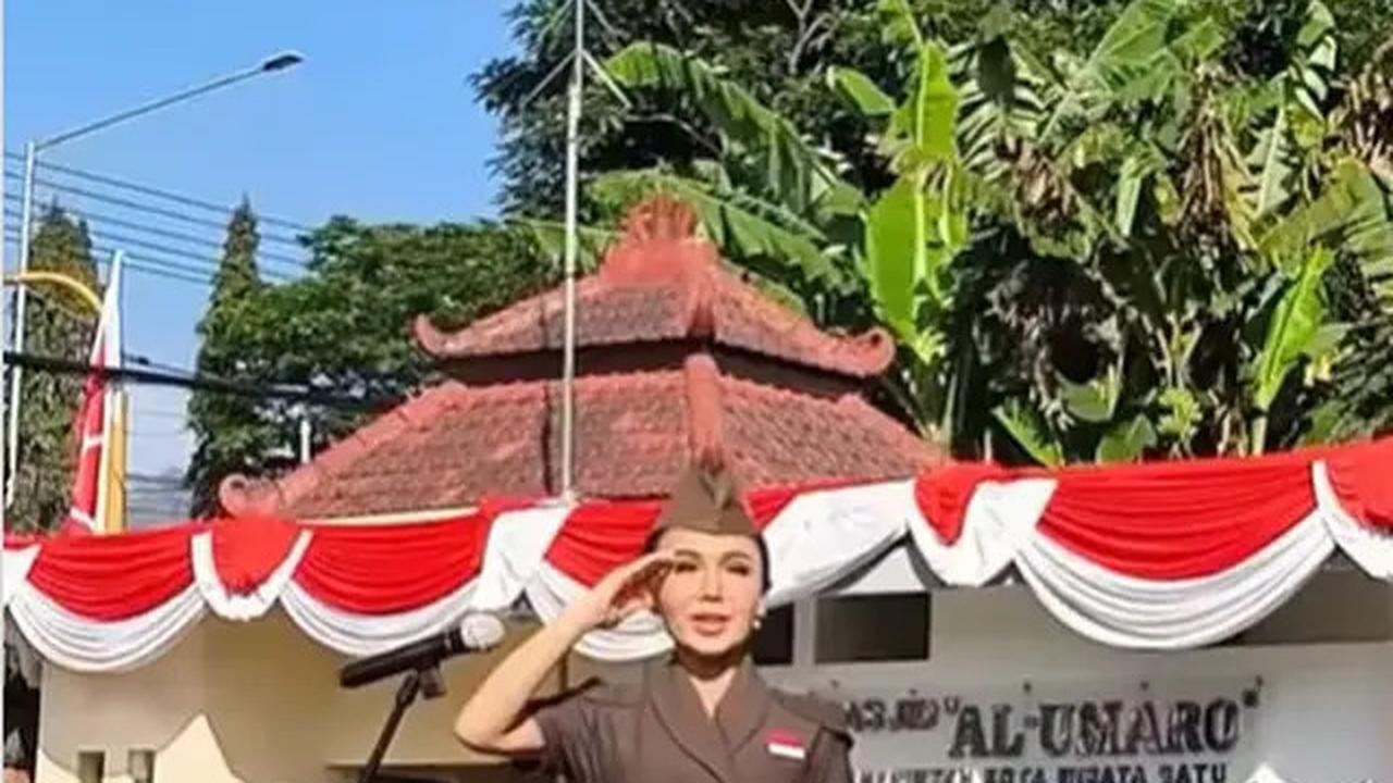 7 Potret Yuni Shara Jadi Pembina Upacara HUT ke-80 RI di PAUD Miliknya, Tampil Anggun Curi Perhatian
