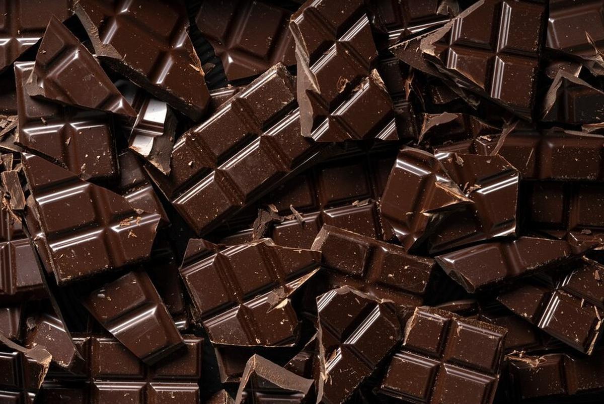 Ilustrasi Makan Cokelat