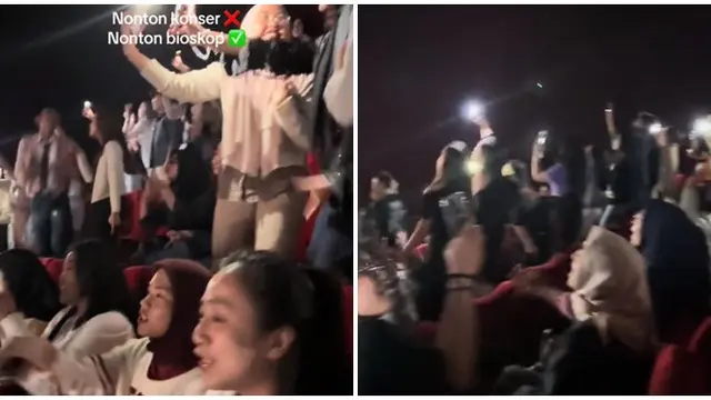 Viral Momen Seru Fans Taylor Swift Nyanyi Bareng di Bioskop, Bak Simulasi Konser