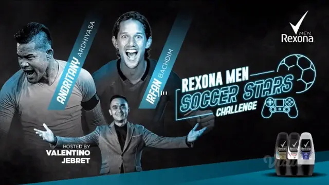 Irfan Bachdim Menang 3-1 Atas Andritany di Rexona Men Soccer Stars Challenge