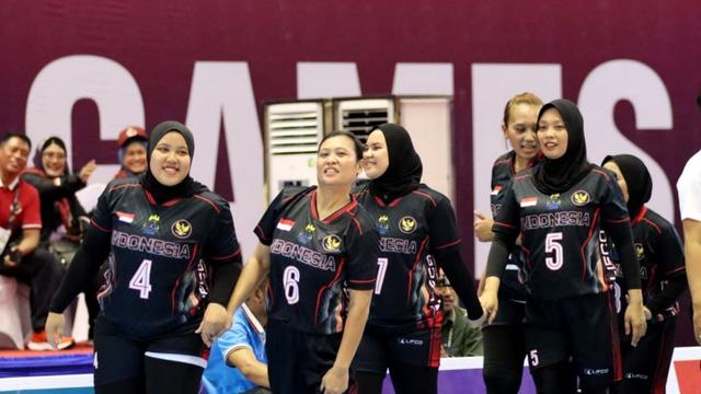 FOTO Bola Voli Duduk Putri ASEAN Para Games 2023