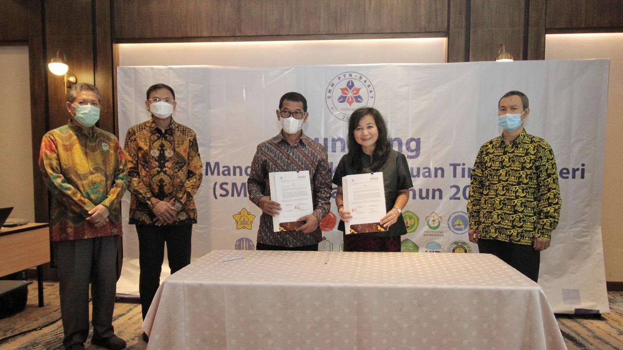 Dukung Kegiatan SMM PTN Barat 2022, BNI Rangkul 8 Kampus Baru