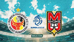 Semen Padang Vs Malut United. (Bola.com/Wiwig Prayugi)