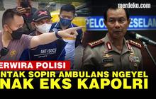 VIDEO: Sosok Perwira Polisi Dirangkul Sopir Ambulans Nakal Ternyata Anak Eks Kapolri