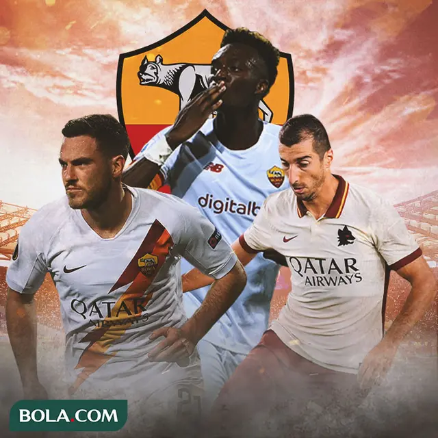 AS Roma - Jordan Veretout, Tammy Abraham, Henrikh Mkhitaryan