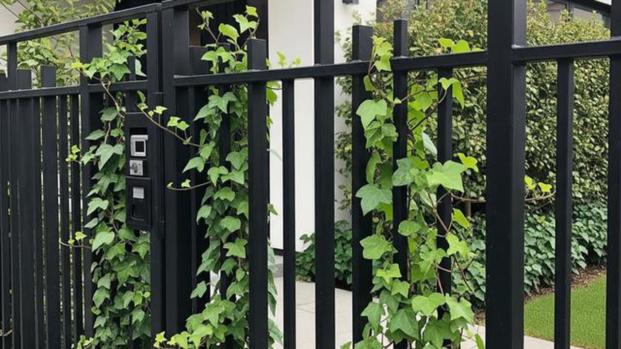 7 Inspirasi Pagar Besi Minimalis 2025, Paduan Estetik Vertical Garden untuk Hunian Modern