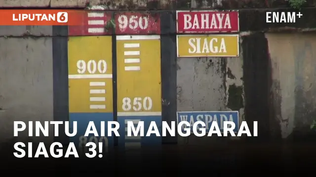 Pintu Air Manggarai Siaga 3 Akibat Air Kiriman