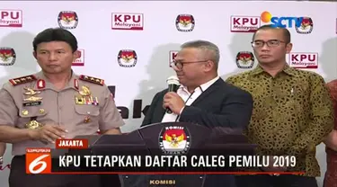 Komisi Pemilihan Umum (KPU) telah menetapkan 7.968 daftar calon tetap atau DCT DPR RI Pemilu 2019.