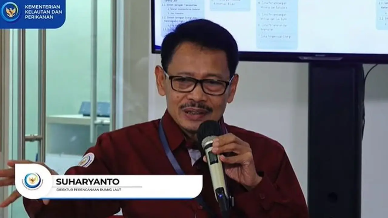 Direktur Perencanaan Ruang Laut, DJPRL Kementerian Kelautan dan Perikanan Suharyanto dalam Bincang Bahari “Strategi Pemanfaatan Ruang Laut di Perairan Natuna”, Selasa (31/5/2022).