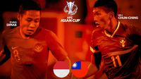 Kualifikasi Piala Asia - Duel Kapten - Indonesia Vs Chinese Taipei (Bola.com/Adreanus Titus)