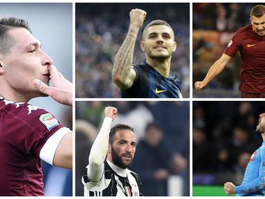 Inilah deretan Top Scorer Serie A Italia.