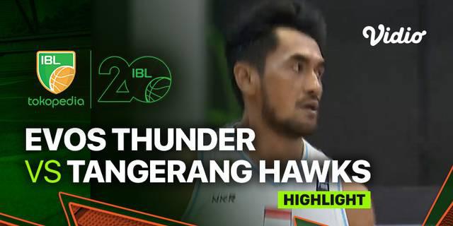 VIDEO: Tangerang Hawks Basketball Kalahkan Evos Thunder Bogor 63-54 di IBL 2023
