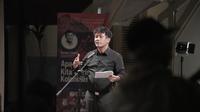Sejarawan Bonnie Triyana menyampaikan&nbsp;pidato kebudayaan di Pendopo Museum Multatuli, Lebak, Banten, Jumat (16/6/2023). (Ist)