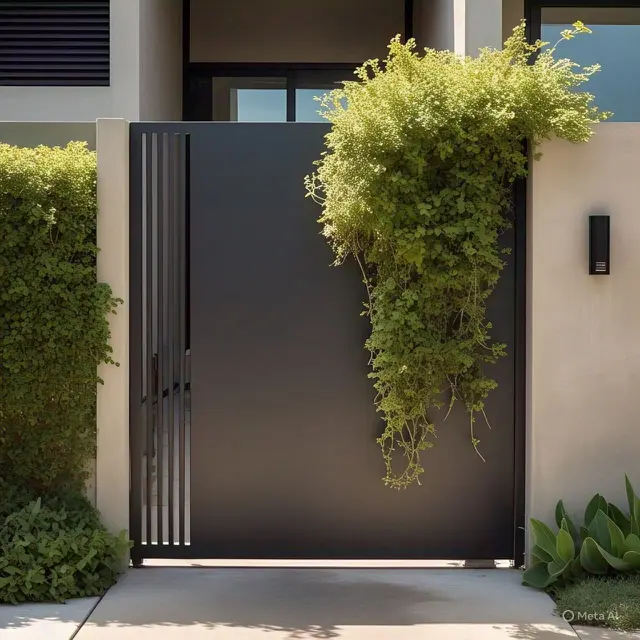 Model gerbang rumah minimalis (Image by Chatgpt)