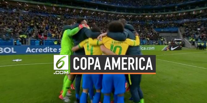 VIDEO: Kalahkan Paraguay, Brasil Masuk Semifinal Copa America