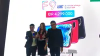 Oppo Indonesia secara resmi merilis Oppo F9 di Indonesia, Kamis (23/8).
