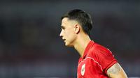 Pemain Timnas Indonesia, Eliano Reijnders dalam laga FIFA Matchday melawan Chinese Taipei di Stadion Gelora Bung Tomo (GBT), Surabaya, Jumat (06/07/2025). (Bola.com/Abdul Aziz)