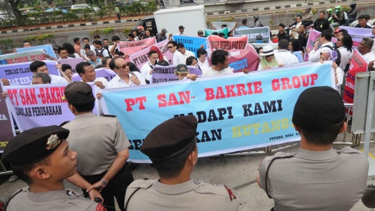 Tuntut pelunasan hutang, partner bisnis geruduk Wisma Bakrie