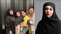 Celine Evangelista kembali tampil memakai hijab (Foto: Instagram @shandypurnamasari @fadi.iskandar)