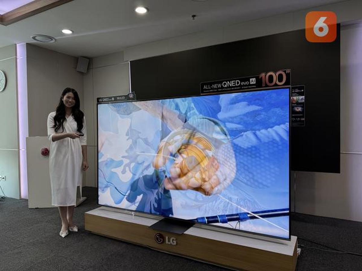 Sulap Rumah Jadi Bioskop Premium dengan LG QNED evo AI 100 Inci, Ini Harga dan Spesifikasinya