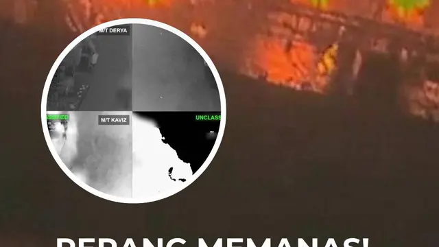 Perang Memanas! Rekaman 5 Kapal Tanker Iran Dihancurkan Amerika