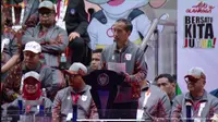 Presiden Joko Widodo atau Jokowi saat membuka Pekan Olahraga Nasional (PON) XXI Aceh-Sumatera Utara (Sumut) di Stadion Harapan Bangsa, Kota Banda Aceh, Provinsi Aceh, Senin (9/9/2024). (Dok. Tangkapan Layar YouTube Sekretariat Presiden)