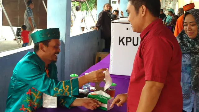 Nuansa Adat Banjar di TPS Palangka Raya (Rajana K/Liputan6.com)