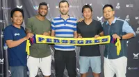 Mantan bek Arem FC, Goran Gancev resmi bergabung Persegres Gresik United. (Bola.com/Fahrizal Arnas)