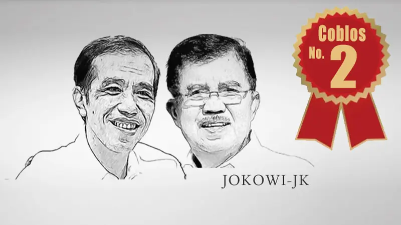 Ilustrasi Jokowi-JK No. urut 2