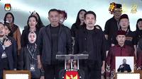 Pasangan calon gubernur dan calon wakil gubernur nomor urut 2 Dharma Pongrekun-Kun Wardana saat debat terakhir atau debat ketiga Pilkada Jakarta 2024. (Tangkapan Layar YouTube KPU Jakarta)