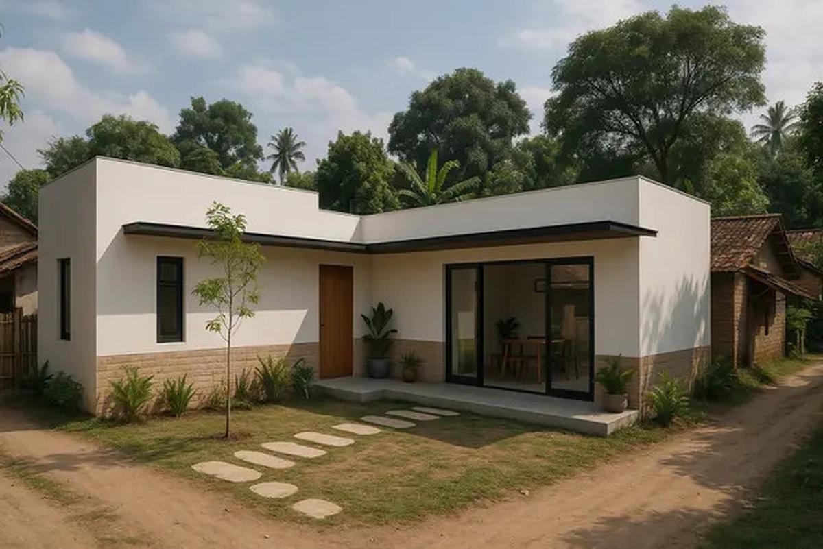 7 Ide Rumah Minimalis Letter L di Kampung