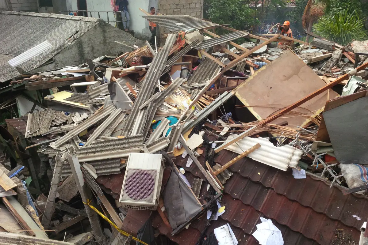 Akibat Ledakan Gas, Satu Rumah di Jakarta Selatan Hancur