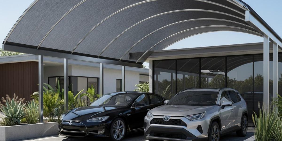 Ilustrasi Desain Paranet untuk Carport