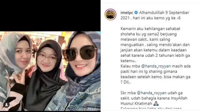 Imel Putri Cahyati (Foto: Instagram/@imelpc)