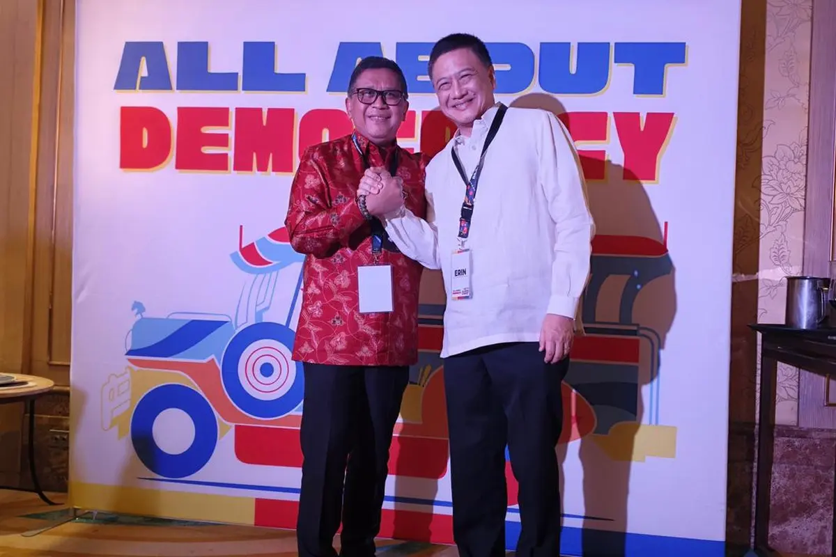 Sekretaris Jenderal PDI Perjuangan (PDIP) Hasto Kristiyanto menghadiri pembukaan rangkaian kegiatan Council of Asian Liberals and Democrats (CALD) di Hotel Dusit Thani, Manila, Kamis (26/3/2026) (Istimewa)