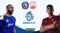 Antarlini Arema Vs Persis. (Bola.com/Wiwig Prayugi)