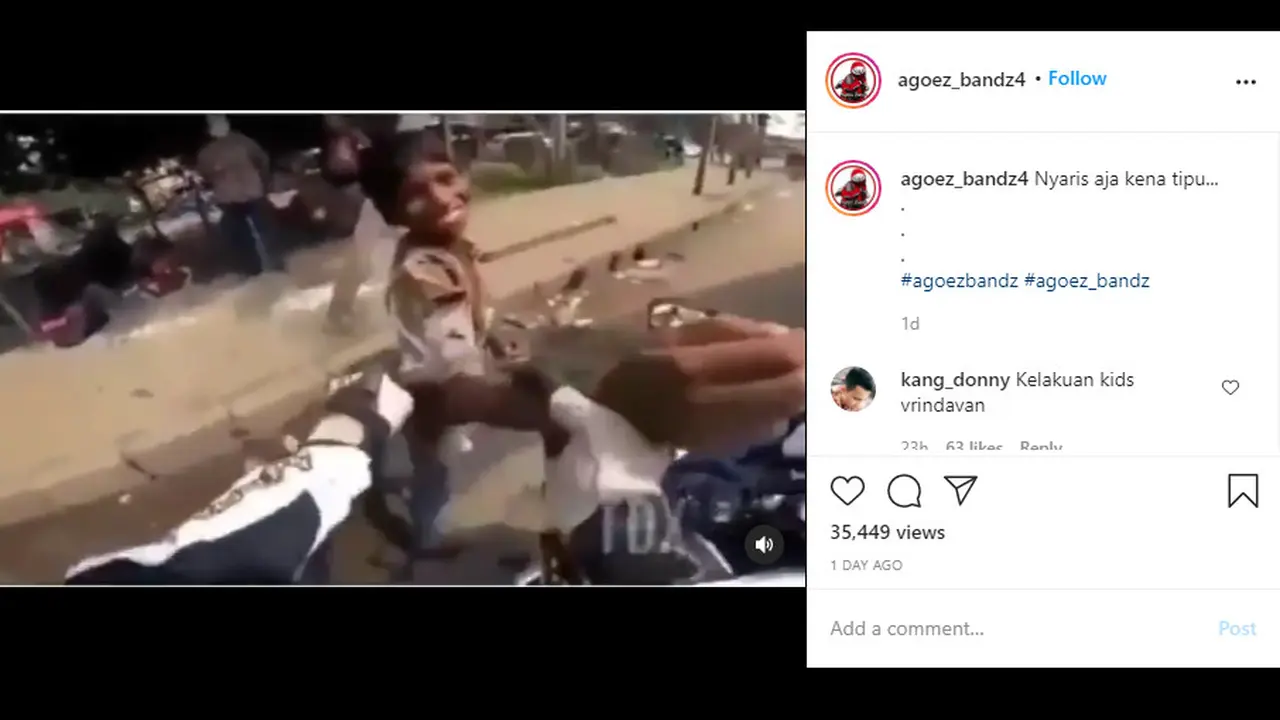 Pemotor Ini Ungkap Pengemis yang Menipu