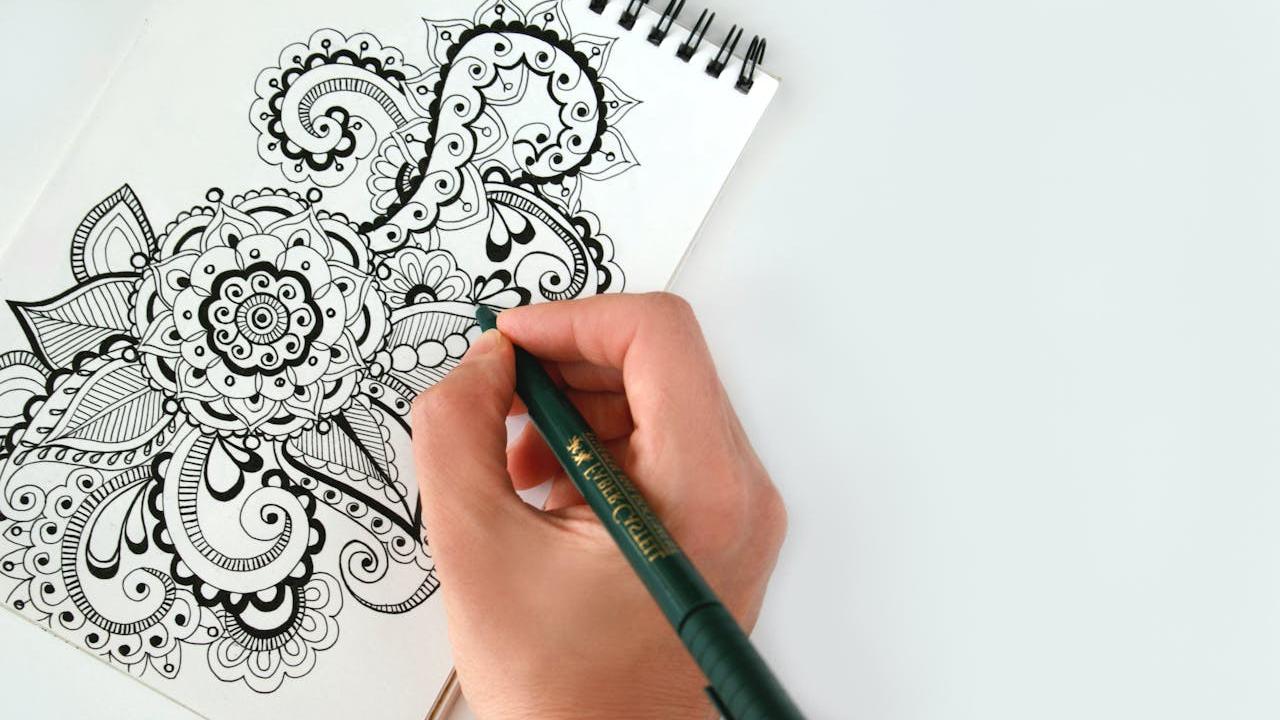 Ilustrasi Mencoret-coret