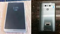 Muncul dua foto yang memperlihatkan sisi depan dan belakang LG G6 (Foto: Neowin)