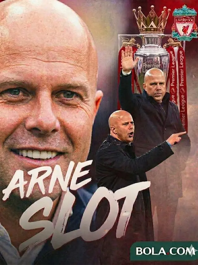 Ilustrasi Arne Slot di Liverpool. (Bola.com/AFP/Gemini)