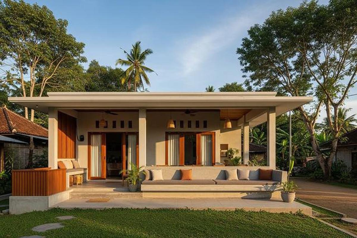 10 Inspirasi Rumah Kampung dengan Sentuhan Modern, Asri, Berkelas, dan Kekinian