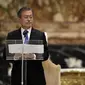 Presiden Korea Selatan Moon Jae-in saat melakukan kunjungan ke Vatikan, Rabu, 18 Oktober 2018 (AP)
