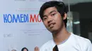 Pria 30 tahun ini bersyukur pemain yang terlibat di film ini memberinya ruang dan tidak pelit berbagi pengalaman. Terutama Kartika Putri yang menjadi lawan aktingnya di film ini. (Galih W. Satria/Bintang.com)