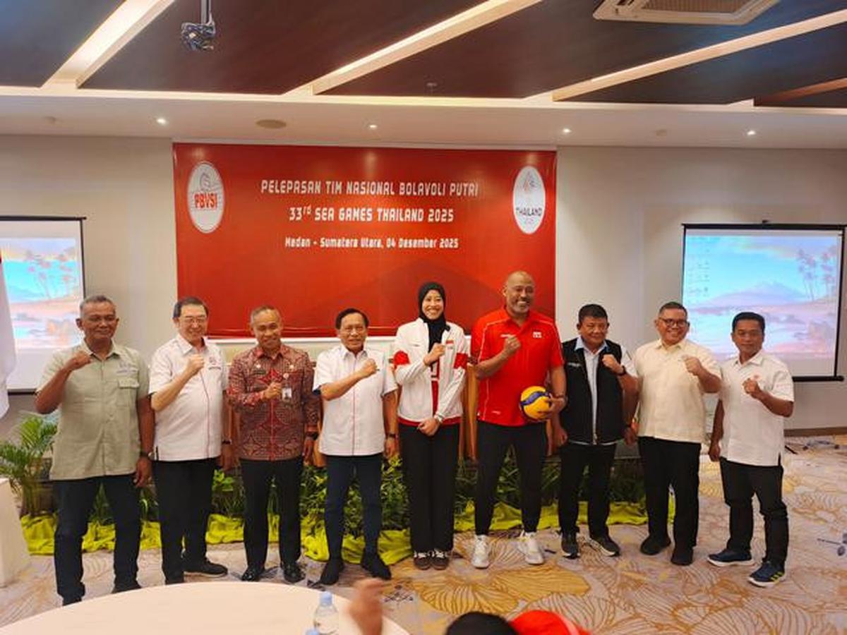 Timnas Voli Putri Indonesia Resmi Dilepas ke SEA Games 2025, Perpaduan Pemain Senior dan Junior