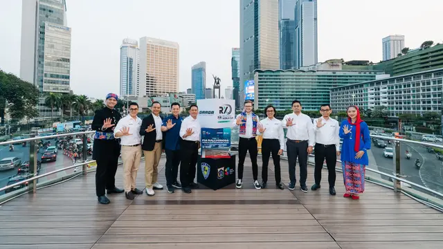 Jumpa pers FIA Rallycross World Cup Indonesia 2026 bersama Kevin Hansen